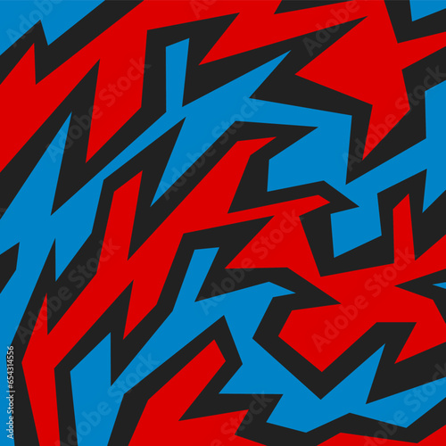 Abstract background with geometric sharp and spike line pattern