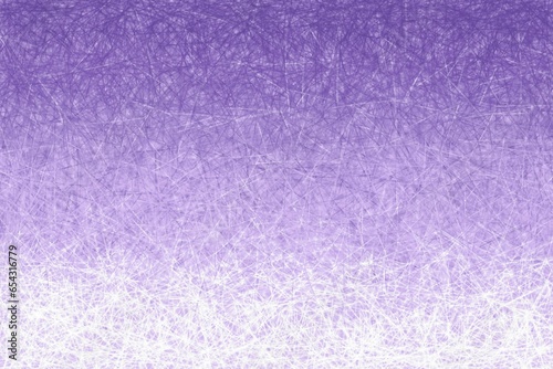 Purple and white background, texture in the form of coloured lines reminiscent of crayons. Disordered lines, different directions of lines. Different shades of light purple and white.