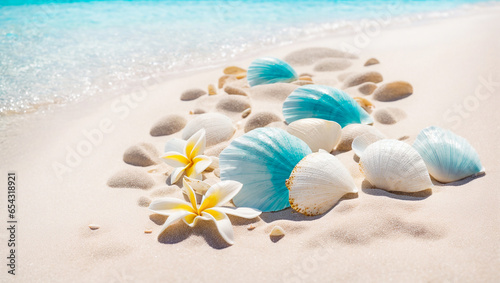 Beautiful seashells on the sand © tanya78
