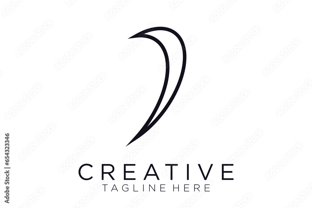 abstract initial letter D logo design template. icons for business of luxury, elegant, simple abstract initial letter D logo design template. icons for business of luxury, elegant, simple