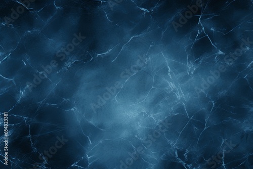 ice winter background, dark hole, cracks grunge texture blue wallpaper, horror scary haunted concept, Generative AI