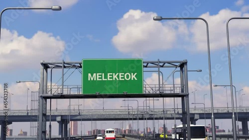 MELEKEOK Road Sign photo