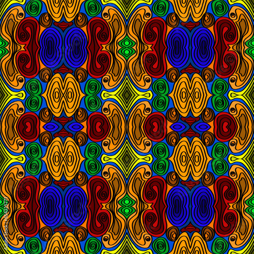 seamless pattern Colorful modern fabric design