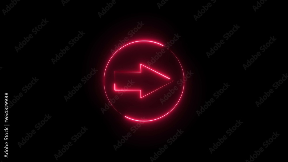 abstract glowing neon arrow illustration 4k abstract glowing neon arrow illustration 4k