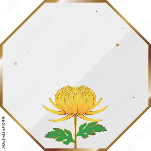 È´òÁ¥öÊÑü„ÅÆ„ÅÇ„ÇãËèä„ÅÆËä±„Éï„É¨„Éº„É†„ÄÄ„Éõ„ÉØ„Ç§„ÉàÔºÜ„Ç¥„Éº„É´„Éâ
