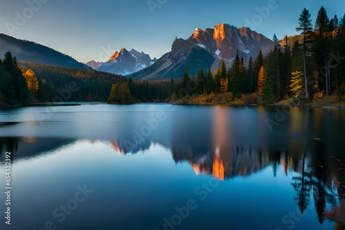lake in the evening © Image Studio