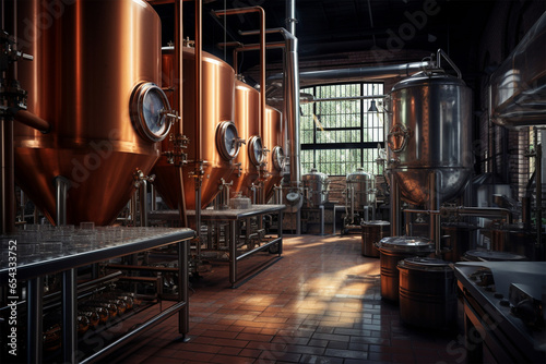 brewing in a private brewery photo