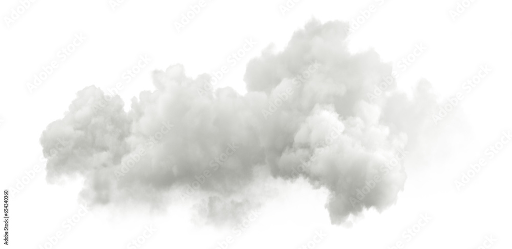 Realistic soft white cloud fluffy landscaped on transparent backgrounds ...