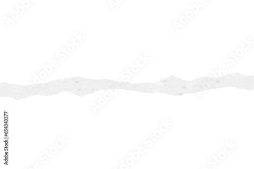 Ripped paper over on transparent background, ripped paper, hole torn isolated cut out png