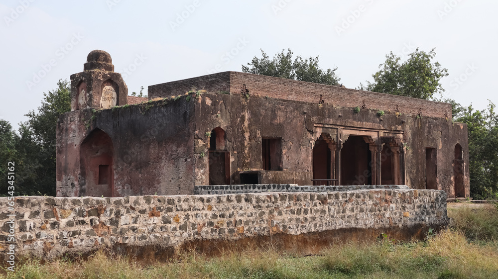 Ruin Fortress of Dhar Fort, Ruin Palace, Dhar, Malwa, Madhya Pradesh, India.