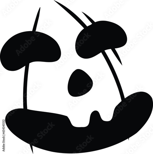 Silhouette Happy Face Mask