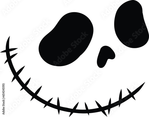 Silhouette Curious Face Mask