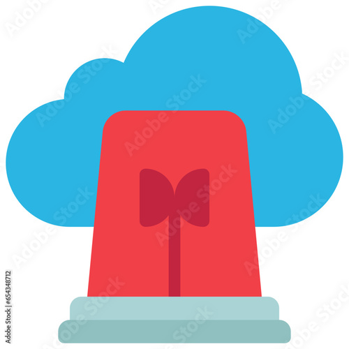 Cloud Alert Icon