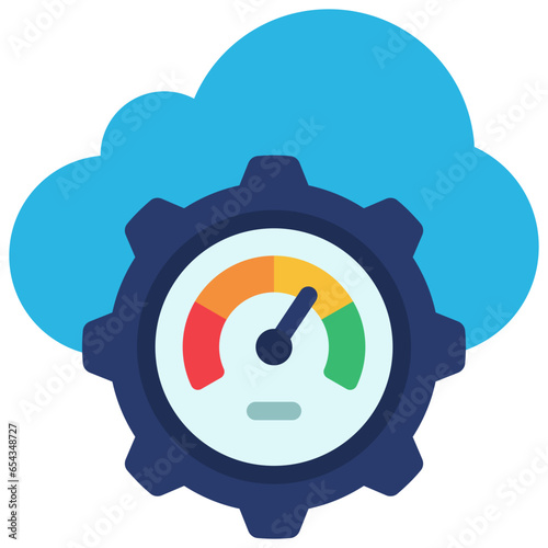 Cloud Performance Management Icon
