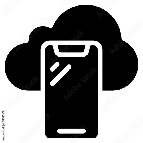Mobile Cloud Icon