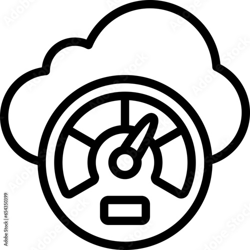 Cloud Performance Icon