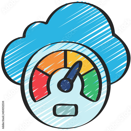 Cloud Performance Icon