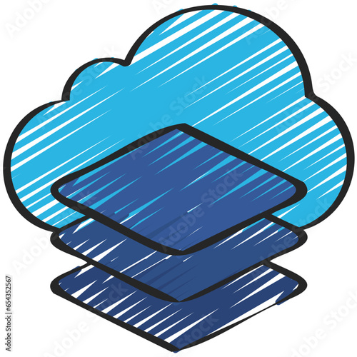 Cloud Layers Icon