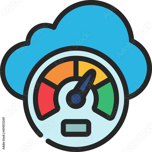 Cloud Performance Icon