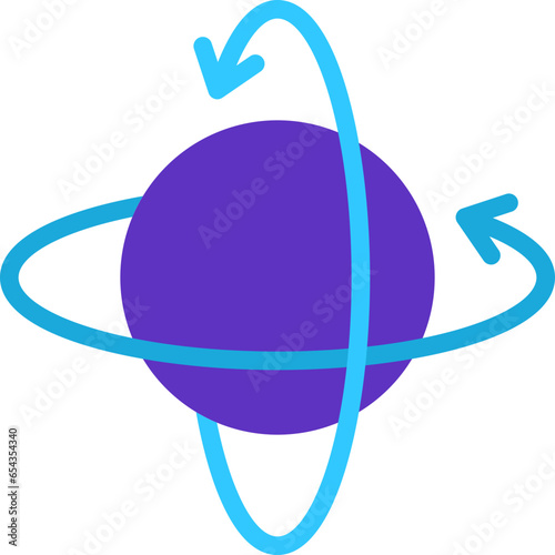 360 Rotate Ball Icon