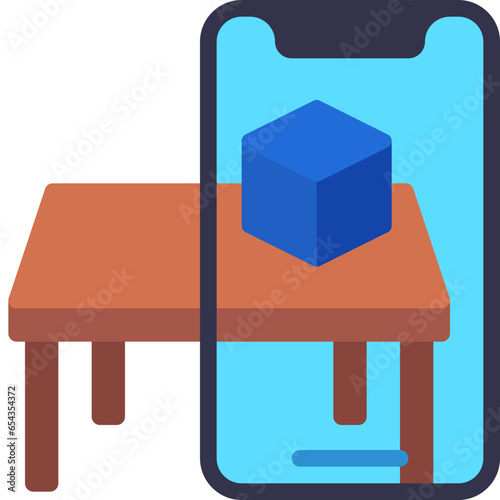 Mixed Reality Cube Table Icon