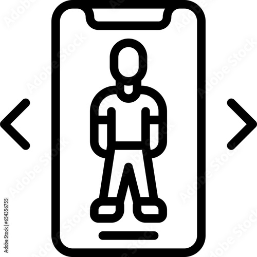 Virtual Try On Icon