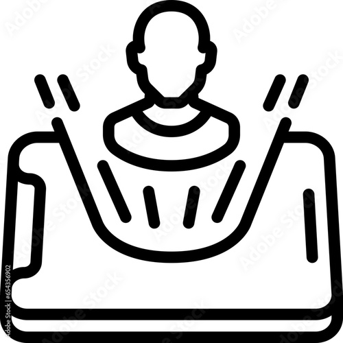 User Hologram Mobile Icon