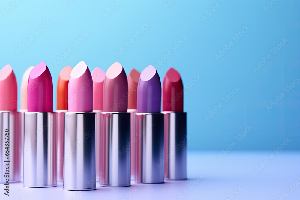 lipstick set in different colors beauty collection lipstick set in different colors beauty collection