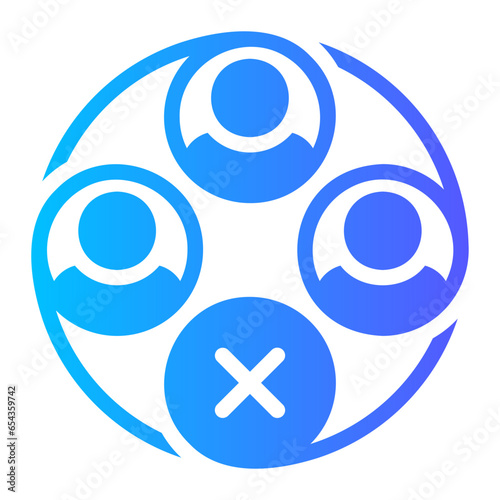 absence gradient icon