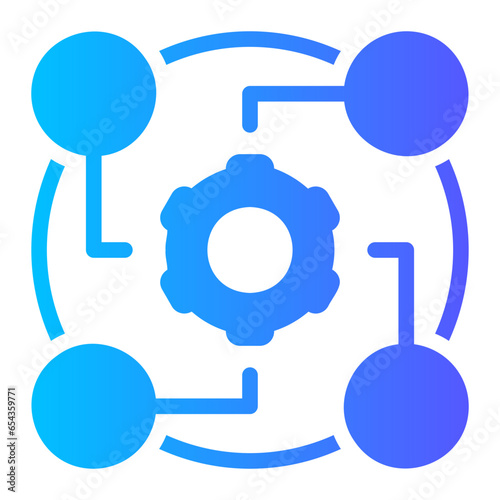 flexibility gradient icon
