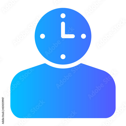 patience gradient icon
