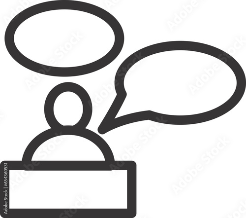 chat bubble icon