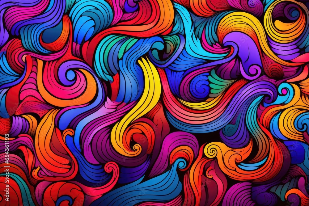 Abstract design with bright colors Abstract design with bright colors