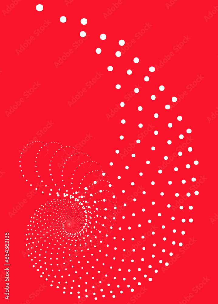 Fototapeta premium Vector Abstract & Dotted Swirls