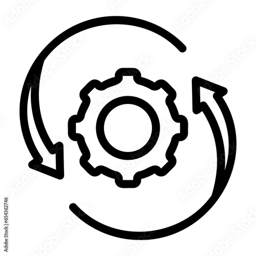 synergy line icon