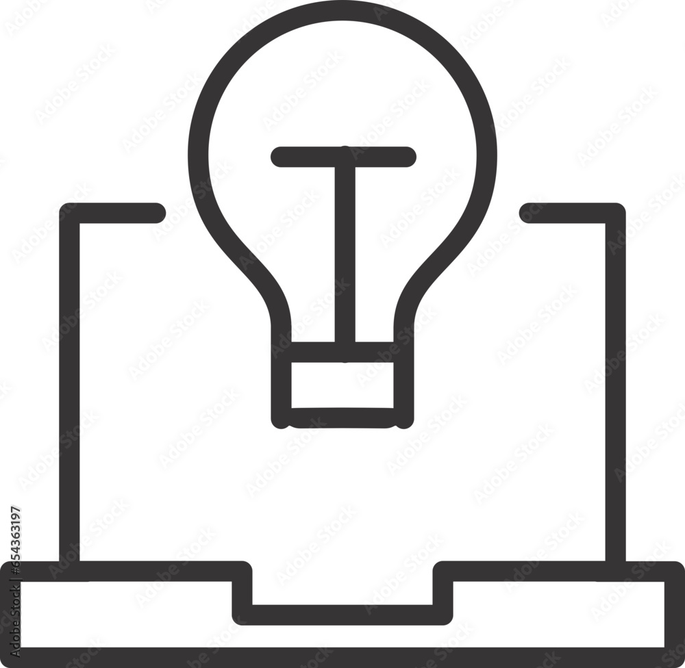 bulb sign with abstract drawing bulb sign with abstract drawing