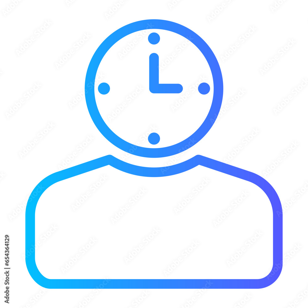 patience gradient icon patience gradient icon