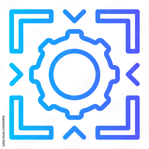 pressure gradient icon