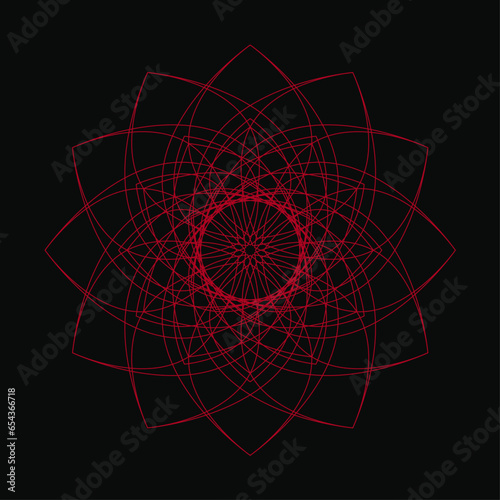 Spirograph Vector Abstract & Geoemtric Shapes