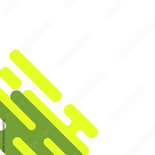 abstract dynamic corner shape
