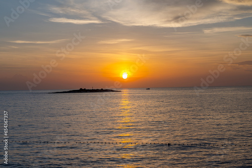 seascape at sunset in Croatia © ksena32