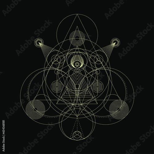Sacred Geometry Vector & Geoemtric Shapes