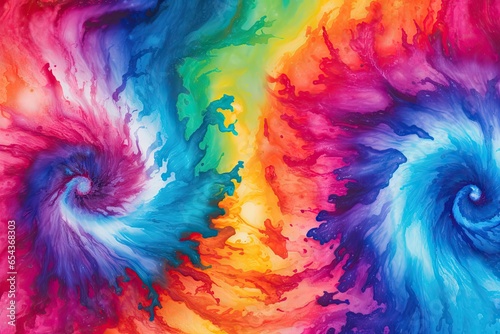 Background with spiral tie dye pattern