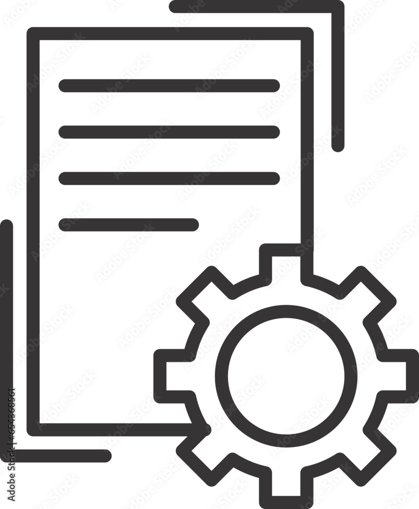 progress report icon flat vector outline progress report icon flat vector outline
