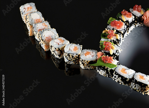 Sushi roll photo
