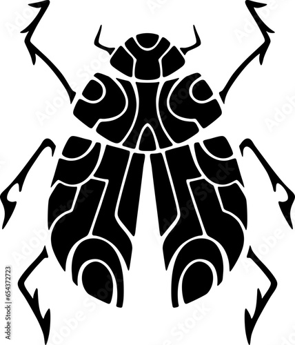 egyptian scarab beetle vector