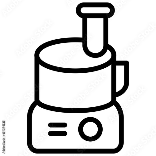 Food Processor Outline Icon
