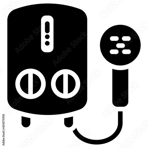 Water Heater Glyph Icon