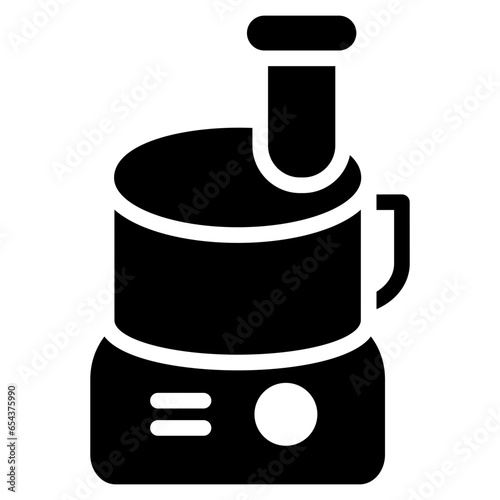 Food Processor Glyph Icon