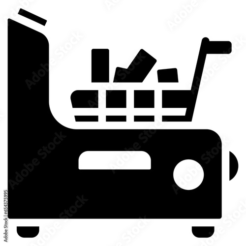Deep Fryer Glyph Icon